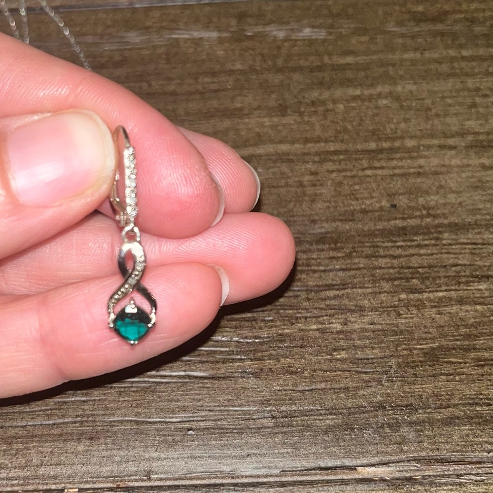 Emerald earrings